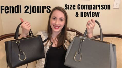 fendi 2jours size comparison